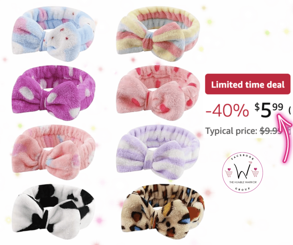 8-pack of Spa headbands!